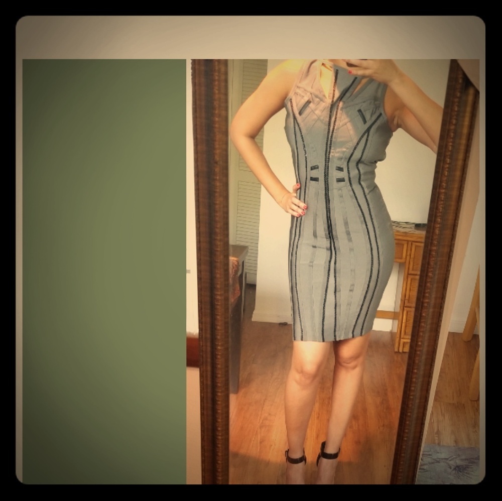 Grey/Silver minidress